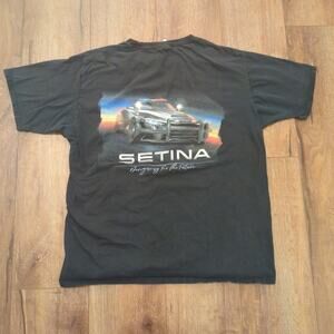 VTG Racing Car Tech Futuristic Adult XL Shirt Need For Speed Fast Furious Police